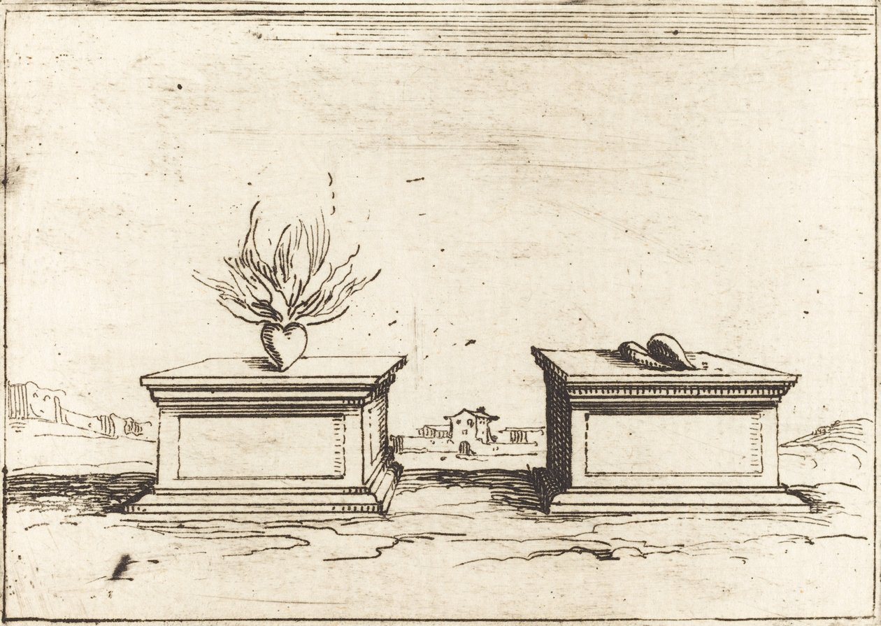 Due cuori da Jacques Callot
