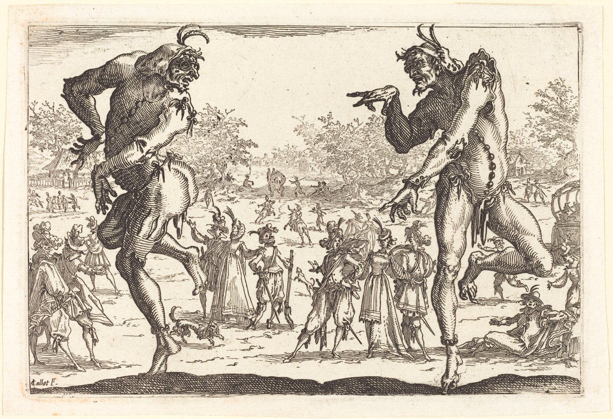 Due Zanni da Jacques Callot