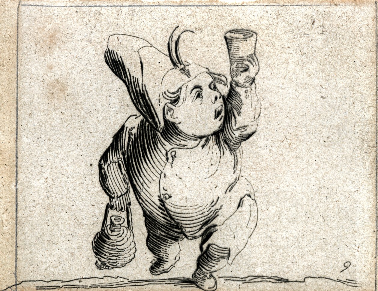 Varie Figure Gobbi ... (incisione) da Jacques Callot