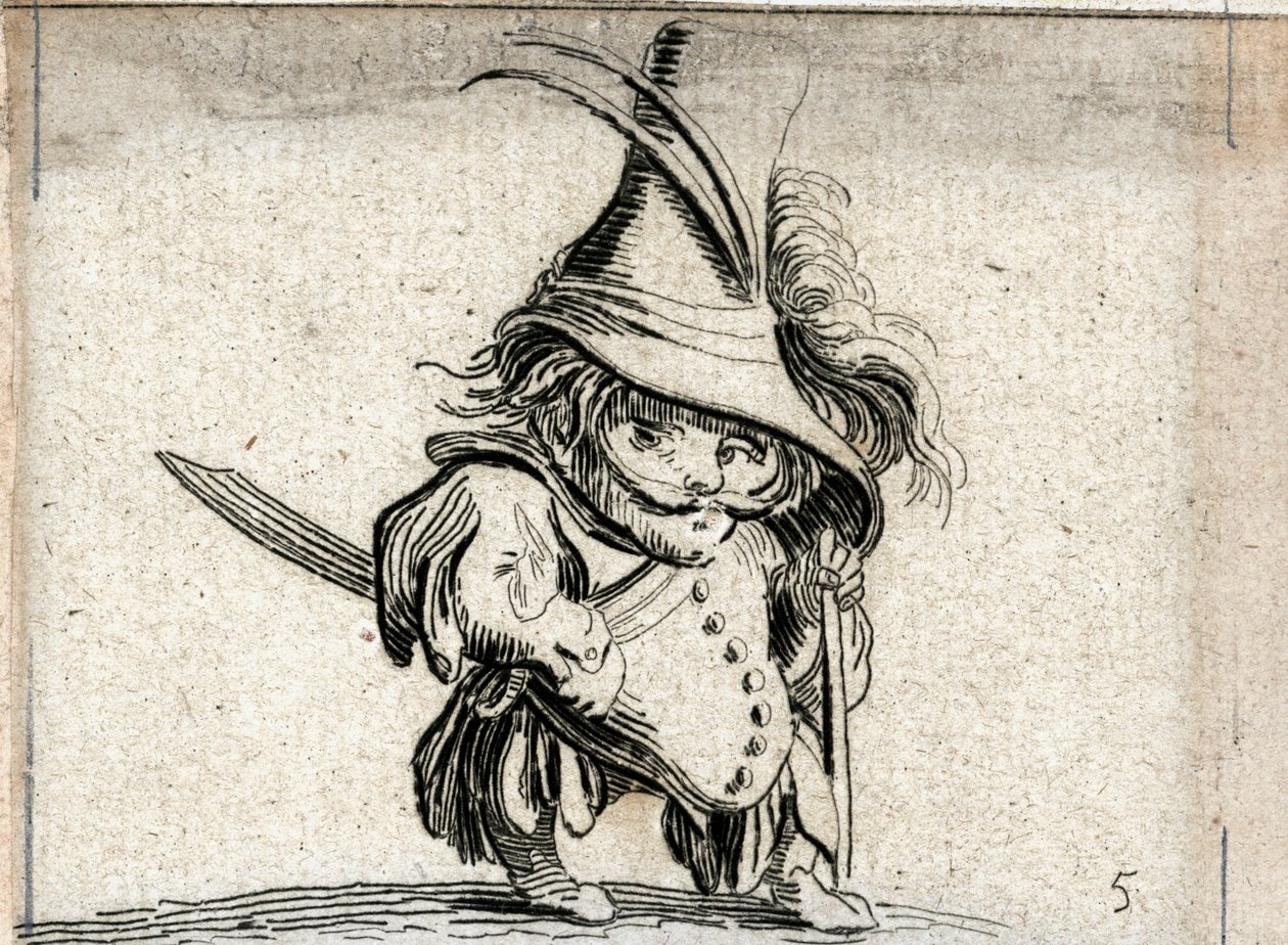 Varie Figure Gobbi ... (incisione) da Jacques Callot