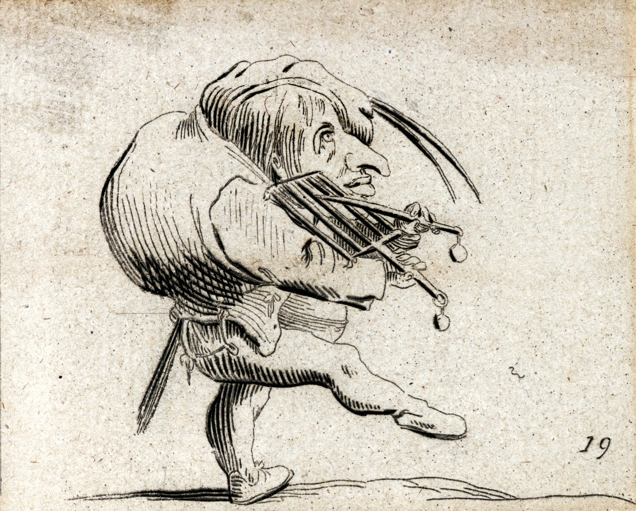 Varie Figure Gobbi ... (incisione) da Jacques Callot