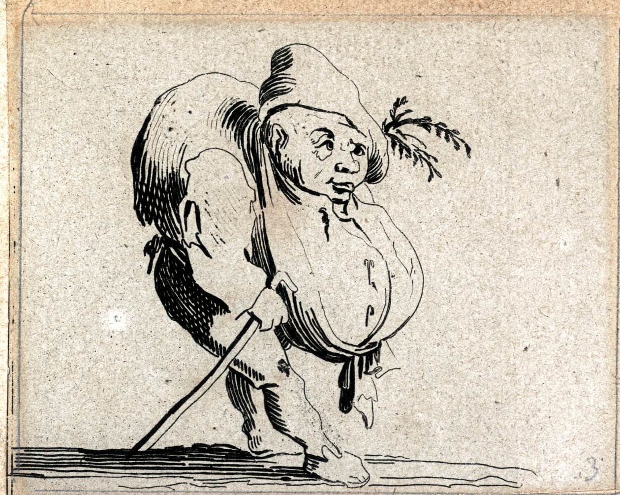 Varie Figure Gobbi ... (incisione) da Jacques Callot