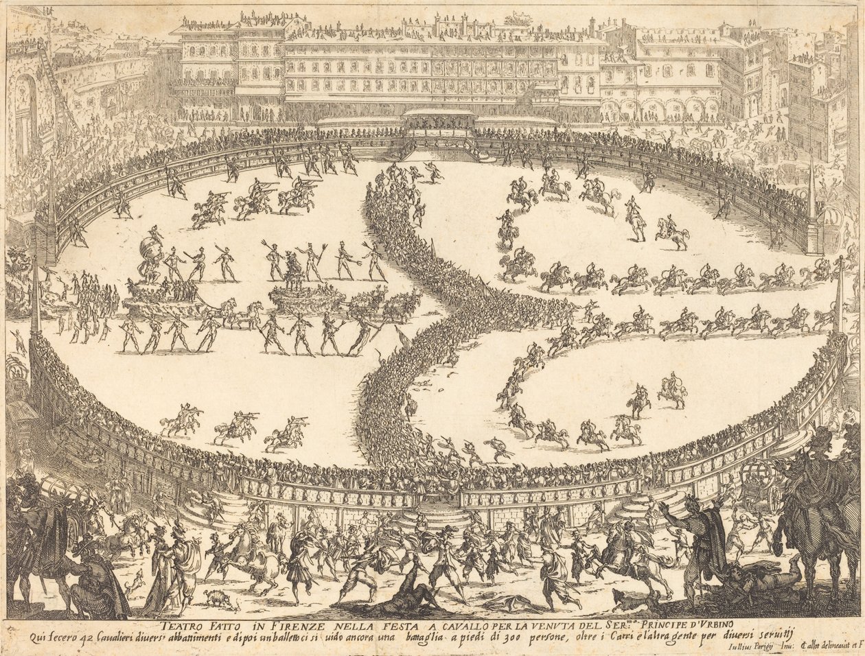 Veduta del festival da Jacques Callot