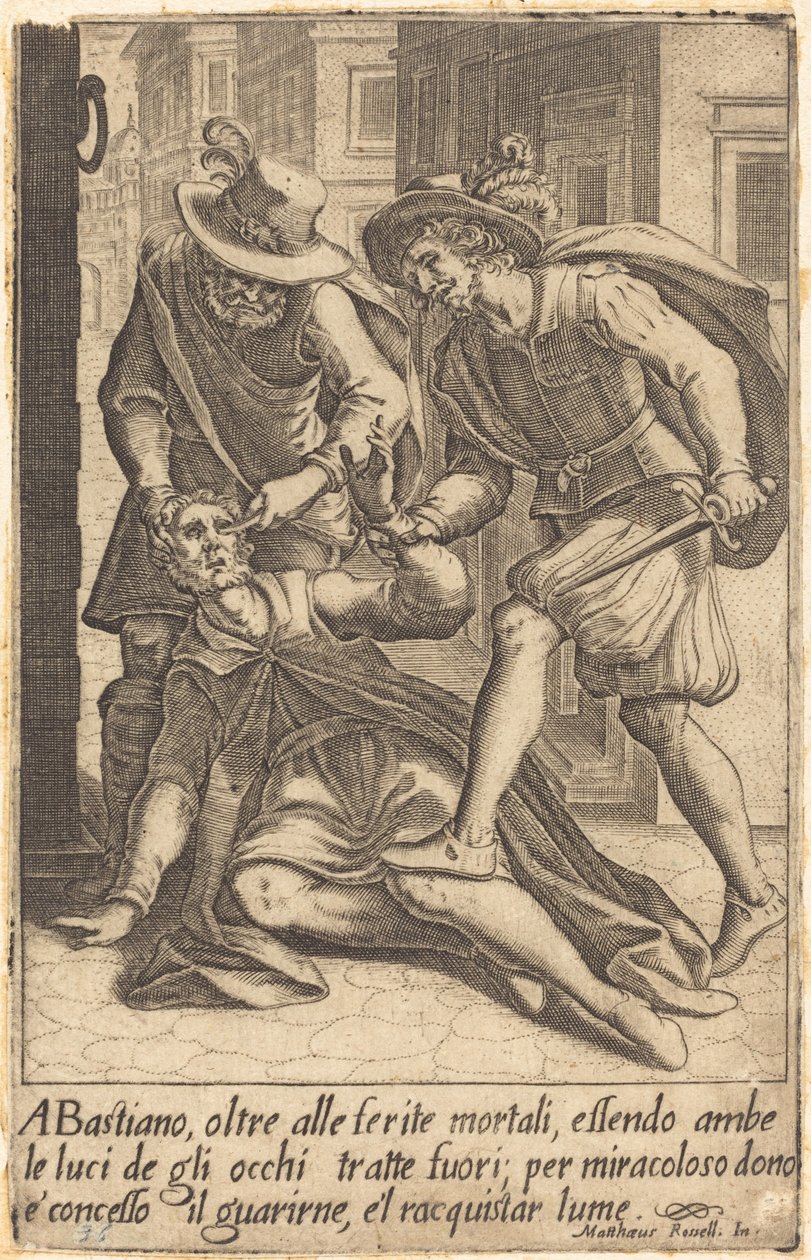 Bastiano da Jacques Callot after Matteo Rosselli