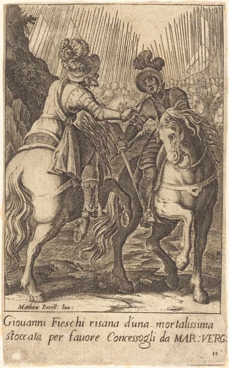Giovanni Fieschi da Jacques Callot after Matteo Rosselli