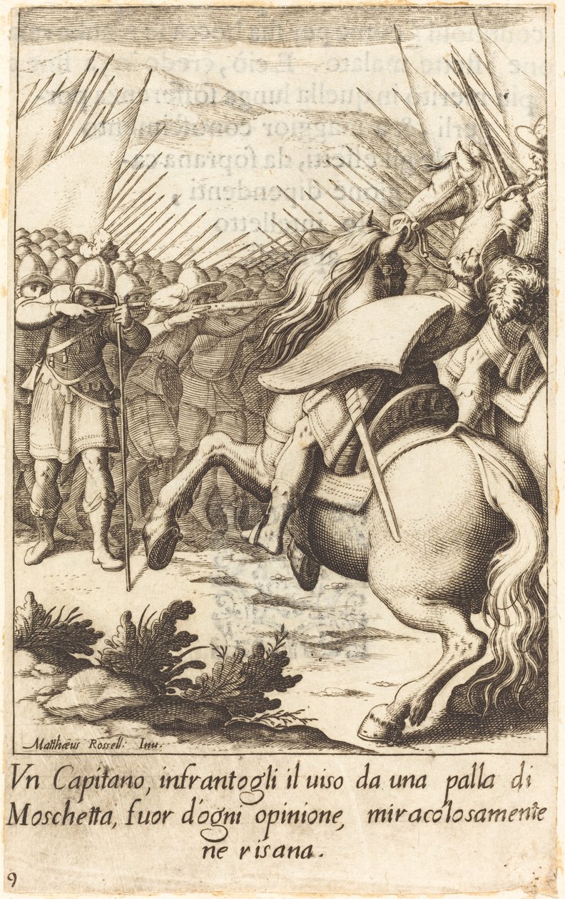 Il capitano da Jacques Callot after Matteo Rosselli