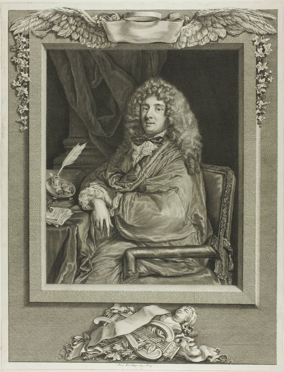 Molière da Jacques Firmin Beauvarlet