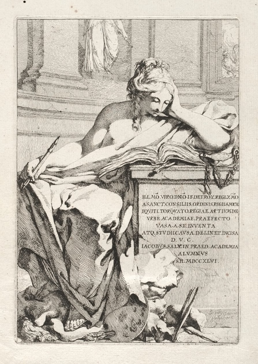 Suite di vasi da Jacques François Saly