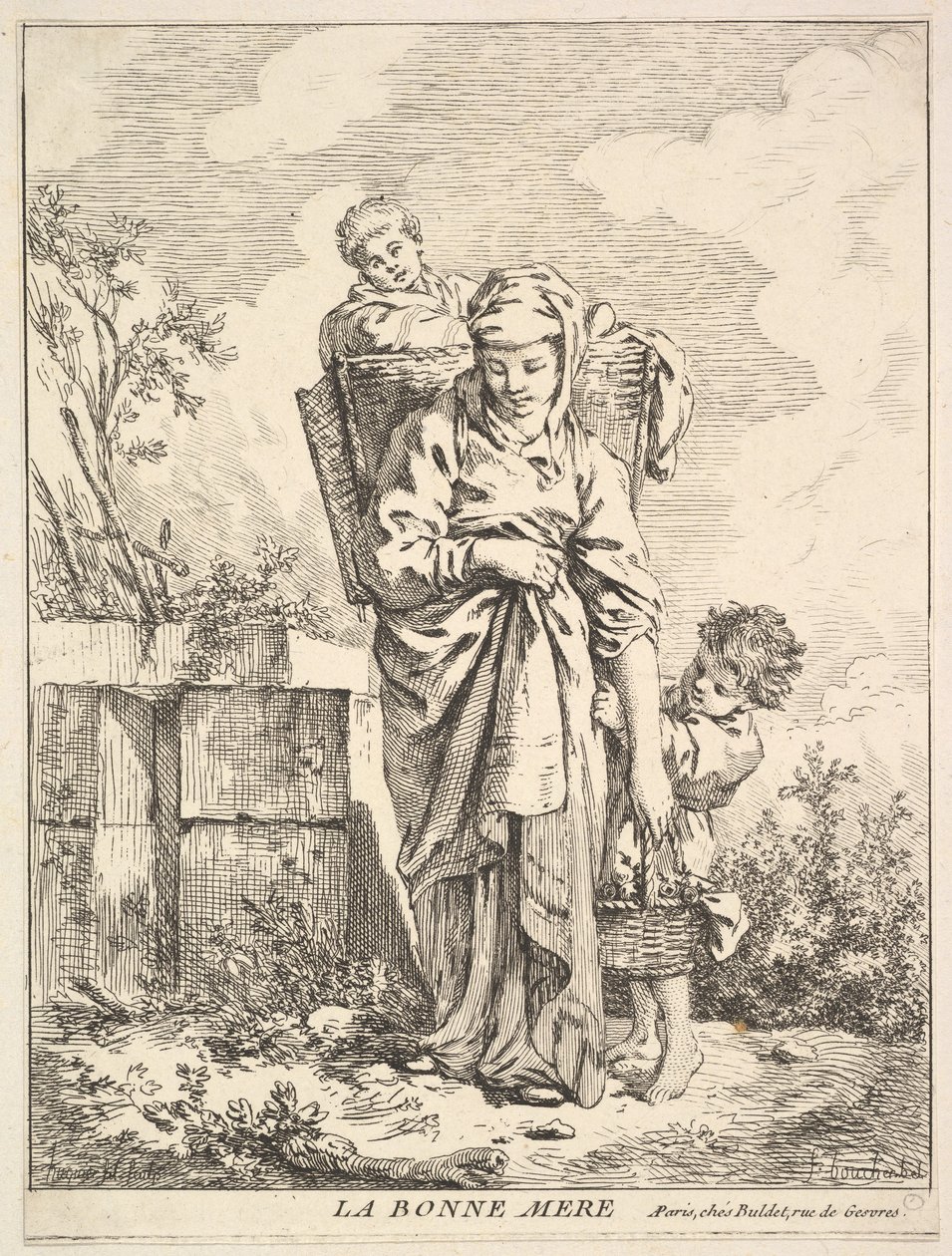 La buona madre da Jacques Gabriel Huquier