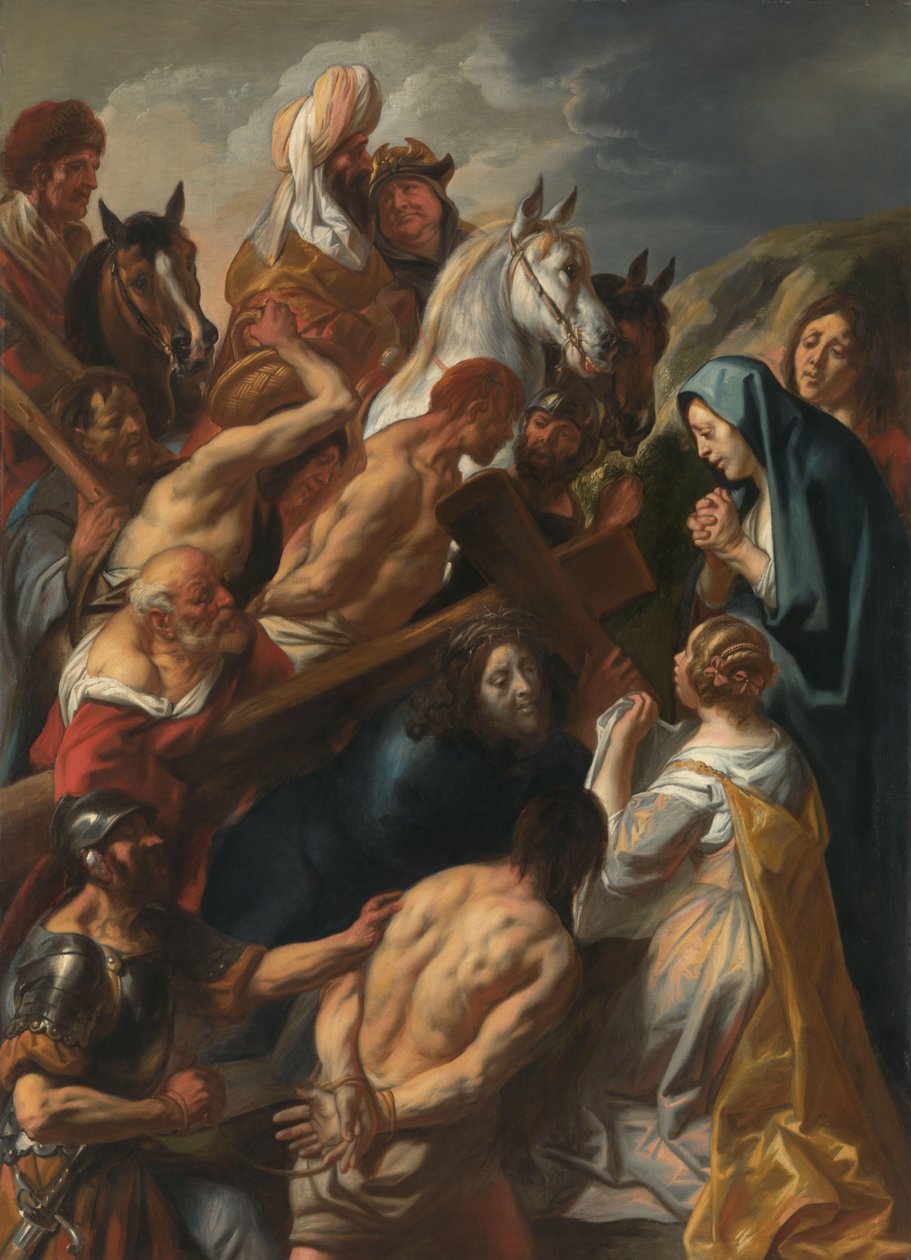Cristo sulla via del Calvario da Jacques Jordaens