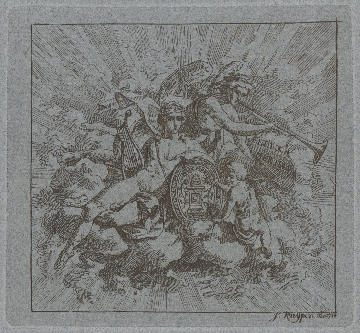 Composizione allegorica su Felix Meritis da Jacques Kuyper