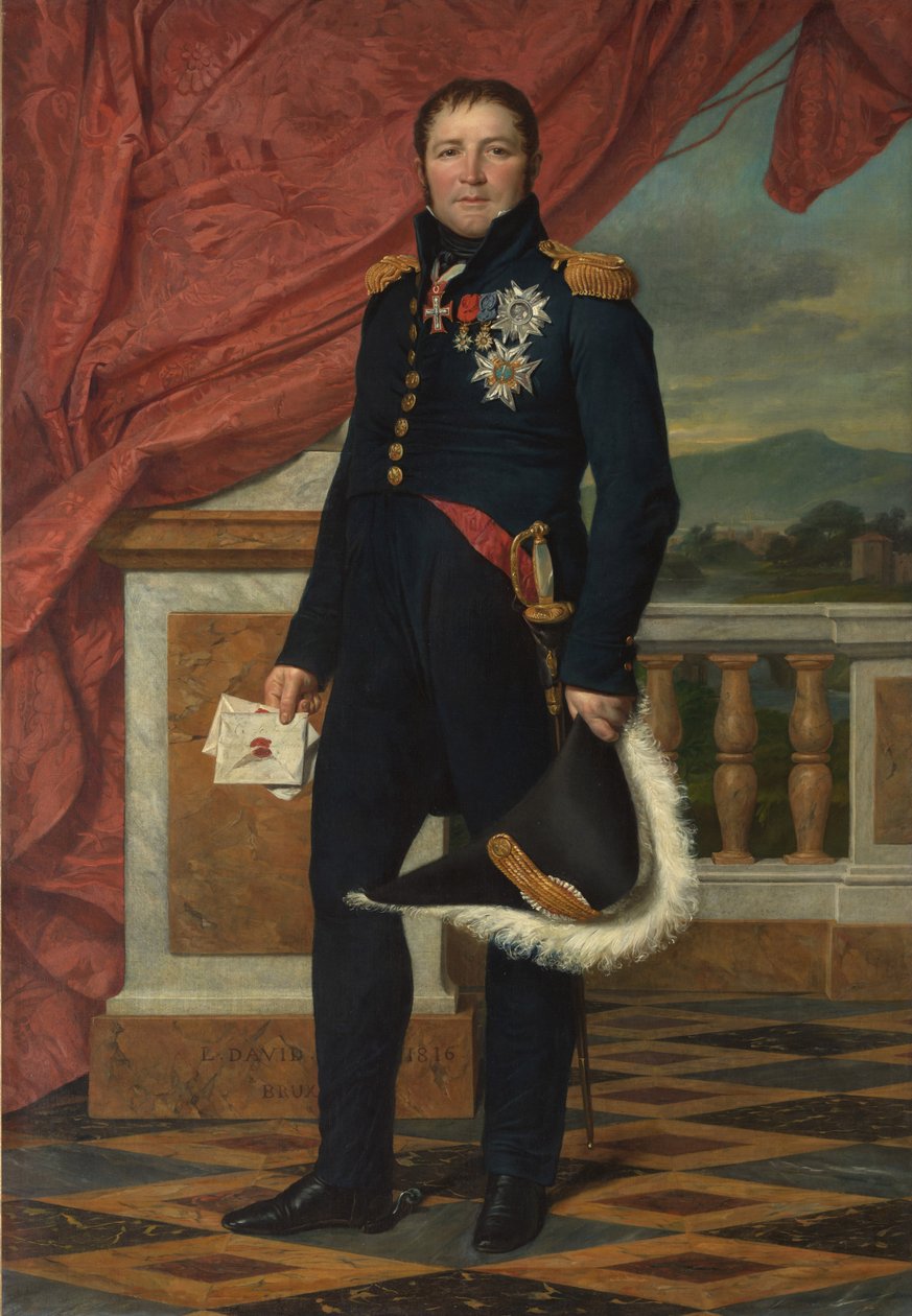 Generale Etienne-Maurice Gerard da Jacques Louis David