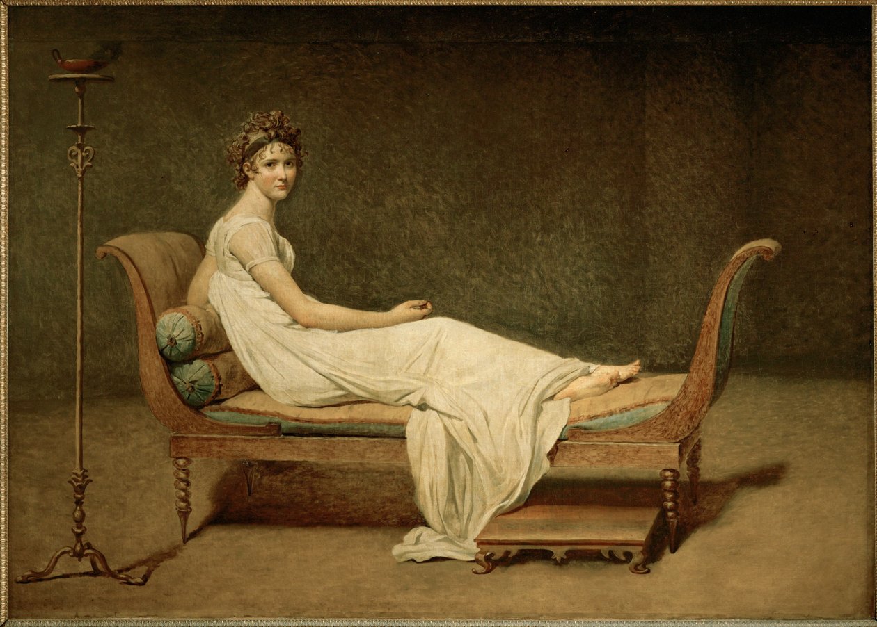 Mme Recamier nee Julie Bernard ... da Jacques Louis David