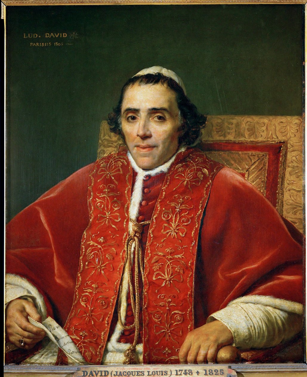 Papa Pio VII ... da Jacques Louis David