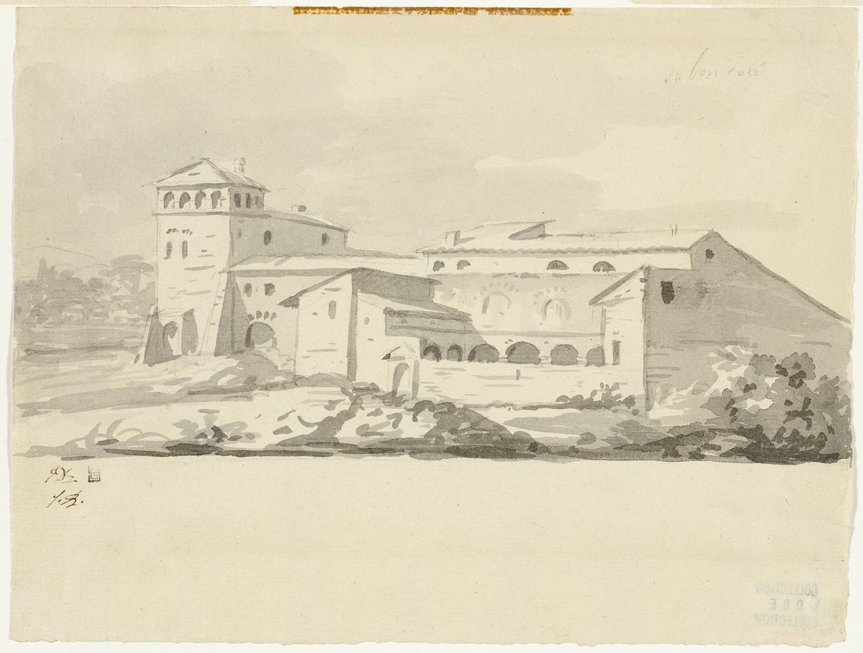 Villa nella campagna da Jacques Louis David