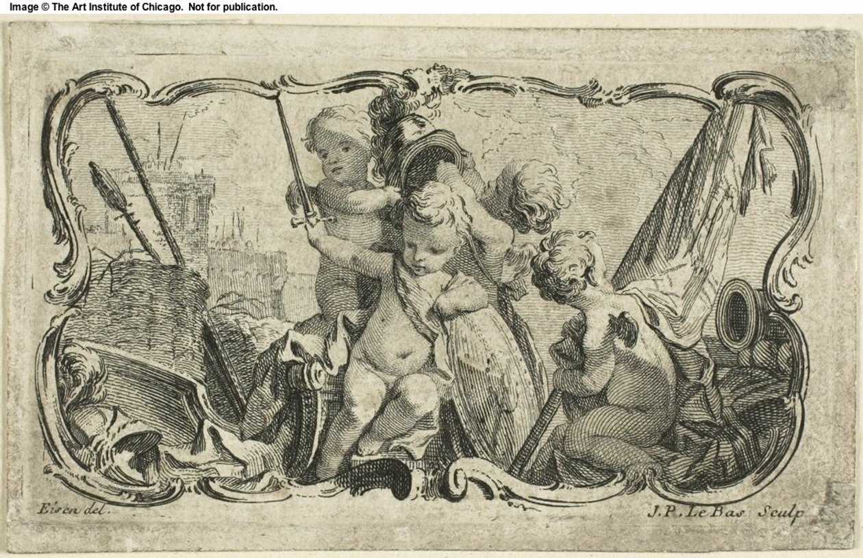 Putti at War da Jacques Philippe Le Bas
