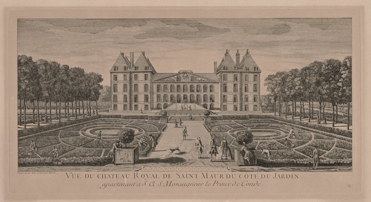 Castello di St. Maur da Jacques Rigaud