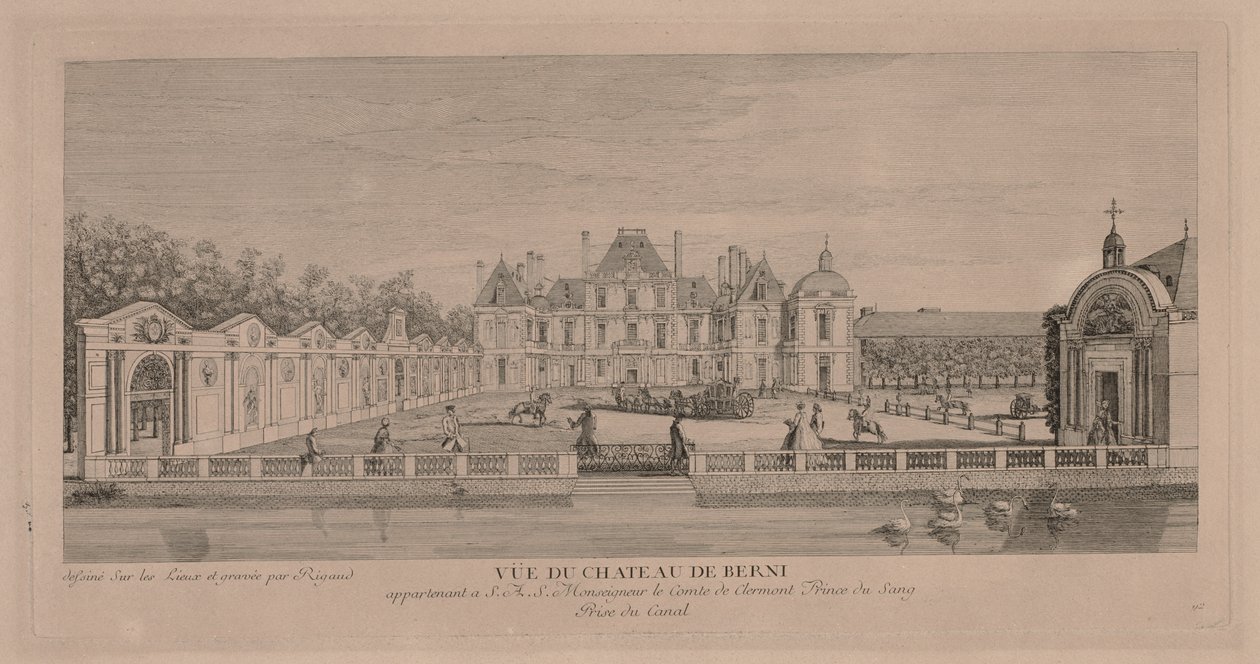 Castello di Berny da Jacques Rigaud