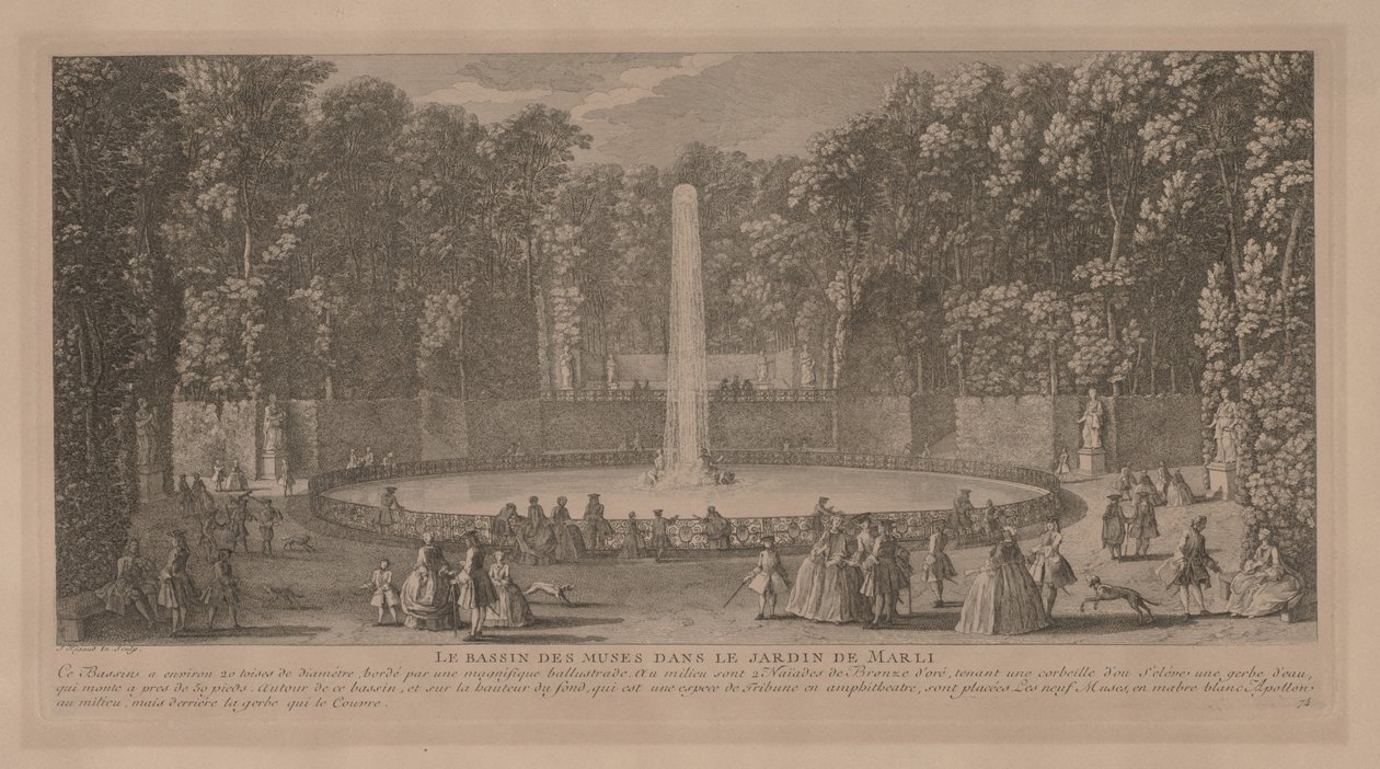 Piscina delle Muse a Marli da Jacques Rigaud