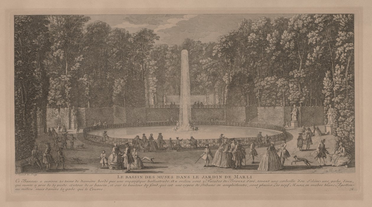 Piscina delle Muse a Marli da Jacques Rigaud