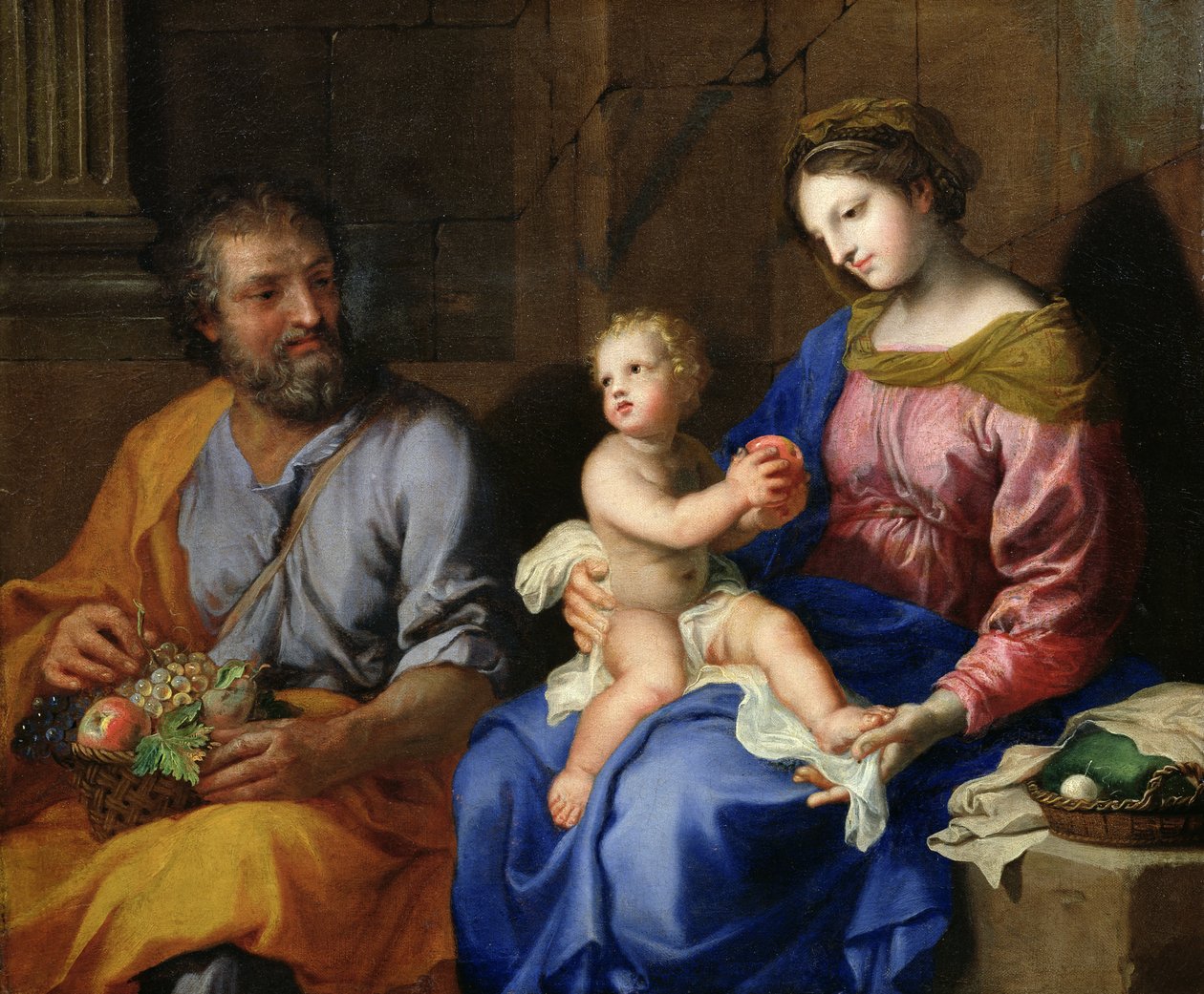 La Sacra Famiglia da Jacques Stella