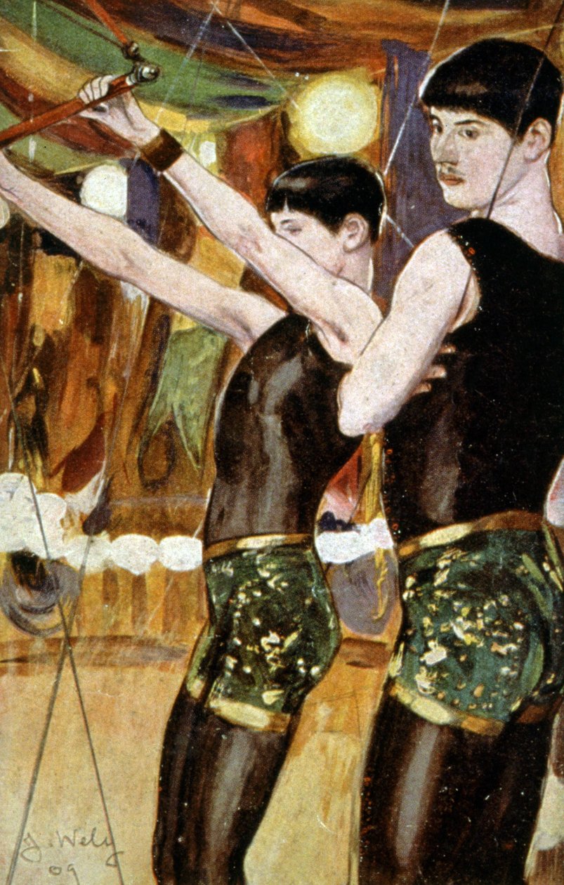 Equilibristi nel Circo (fratelli Zemganno) da Jacques Wely