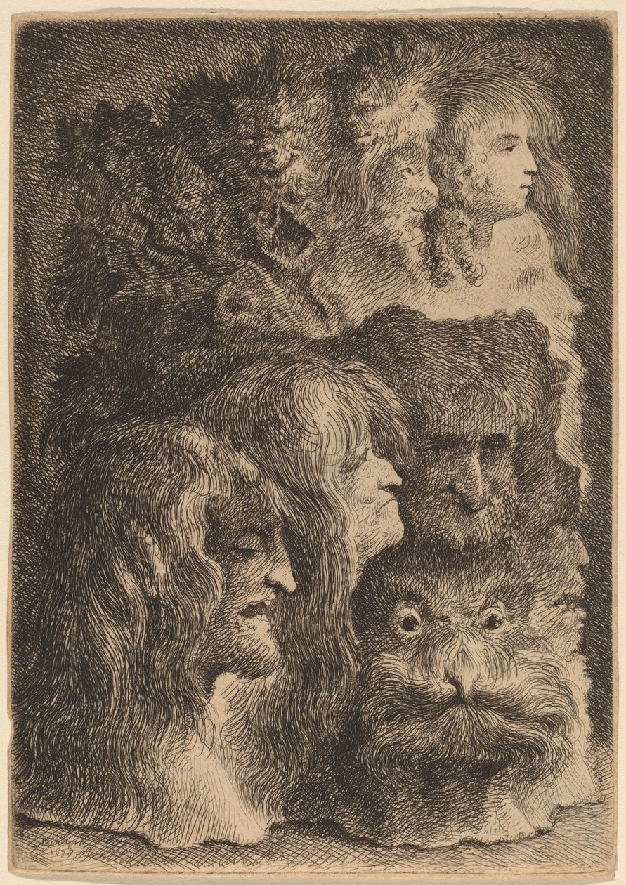 Teste fantastiche da Jacques de Gheyn III