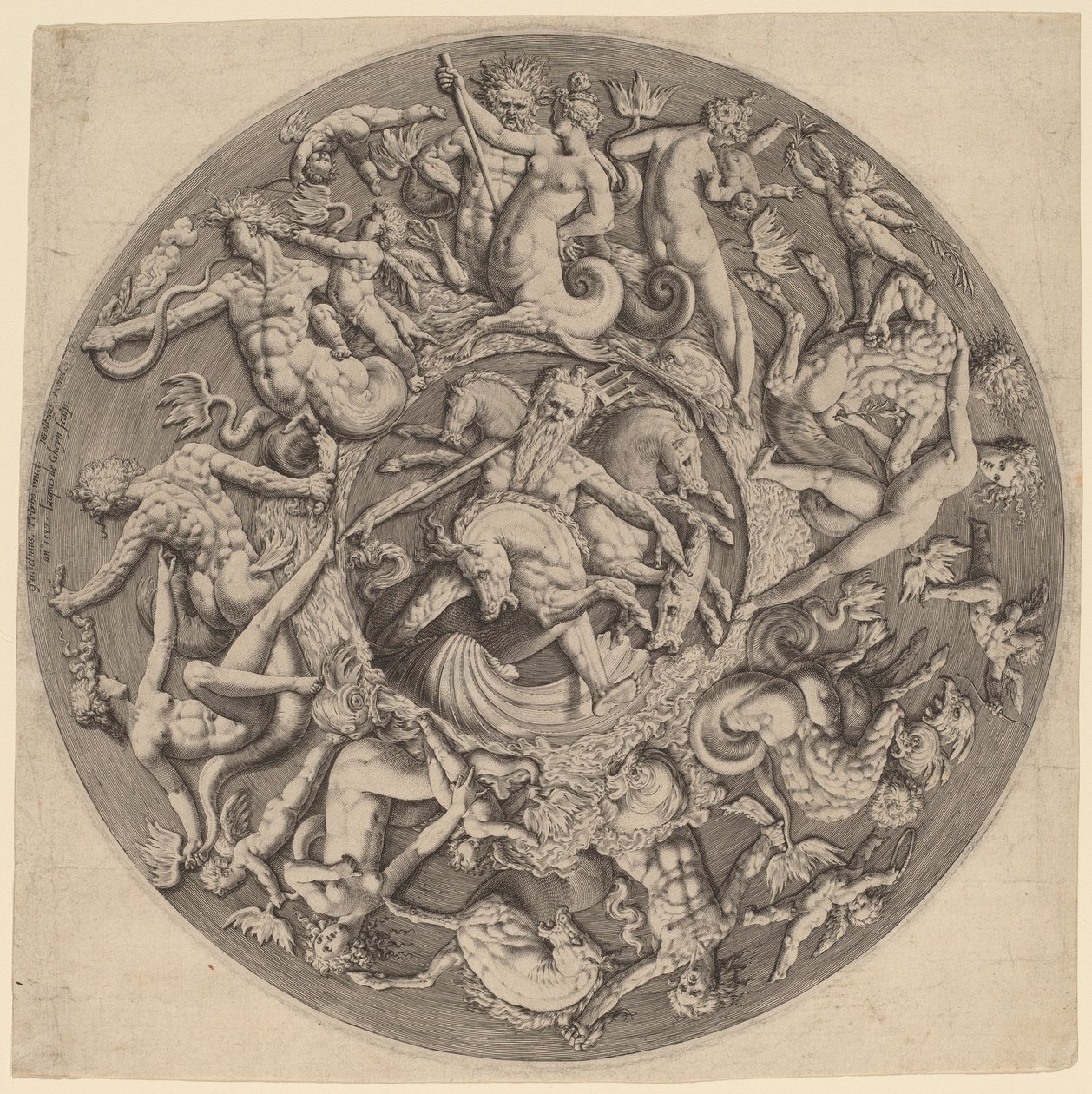 Il regno di Nettuno da Jacques de Gheyn II after Willem Danielsz van Tetrode