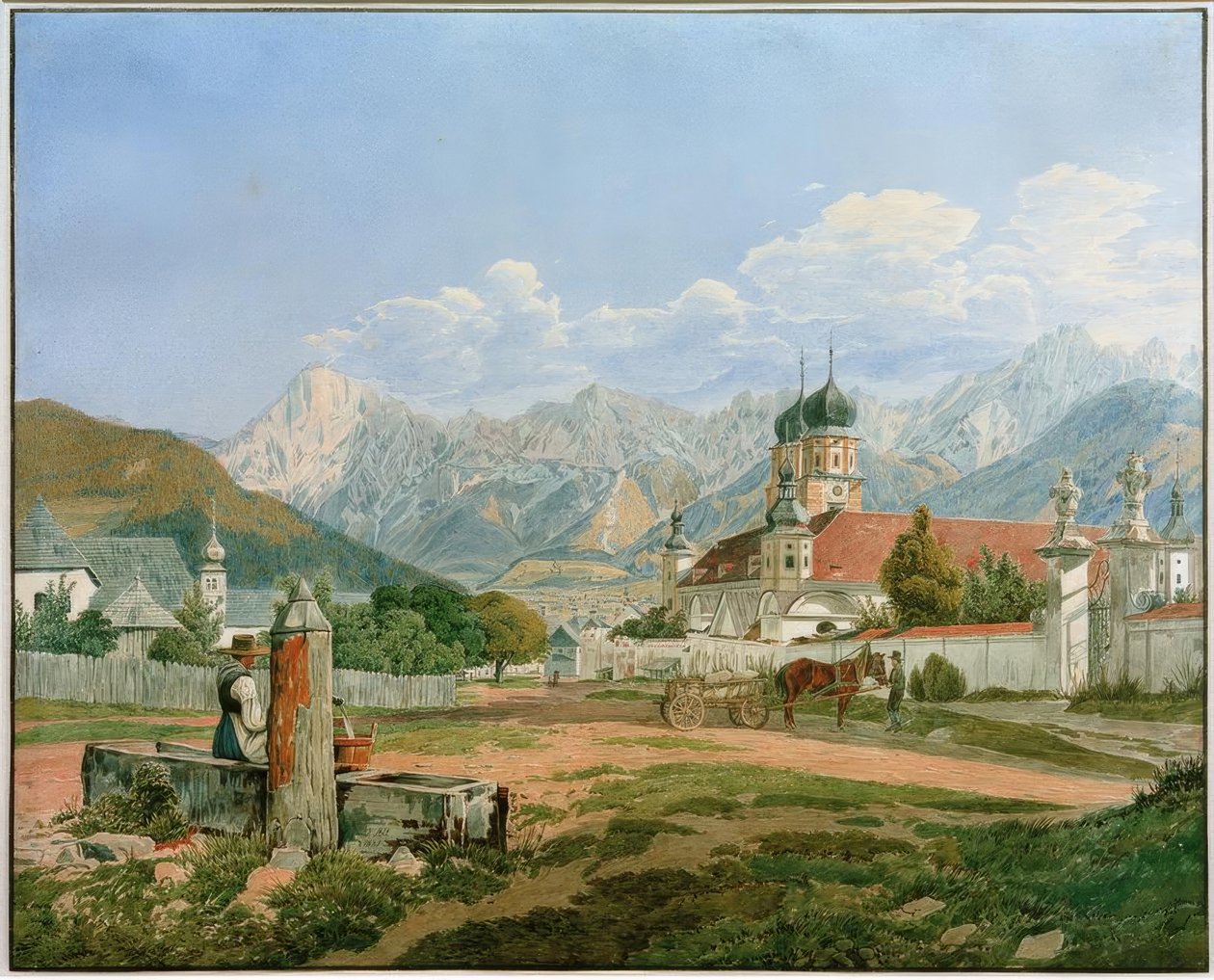 Abbazia di Admont da Jakob Alt