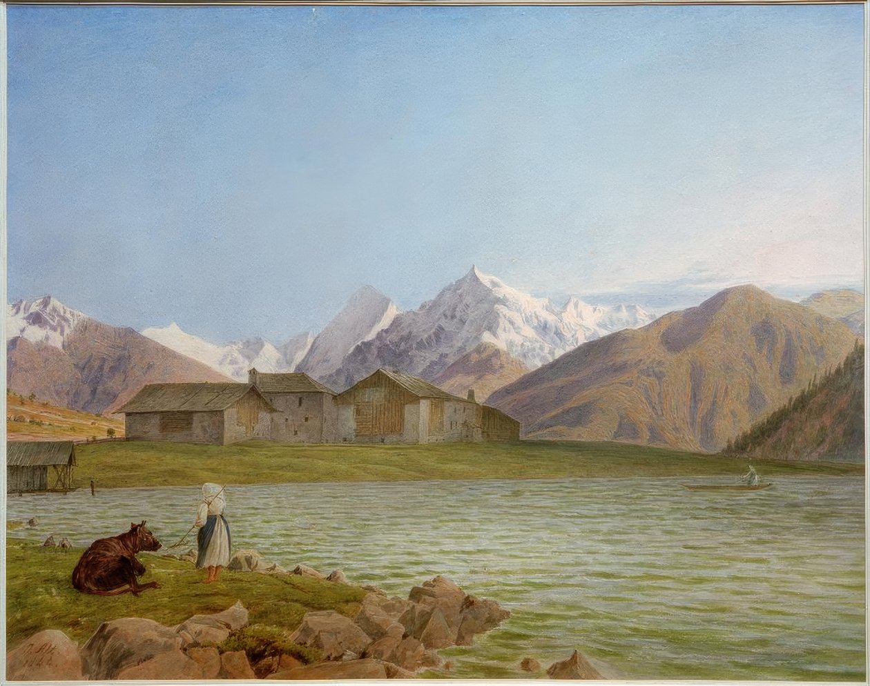 Il lago Haider verso l