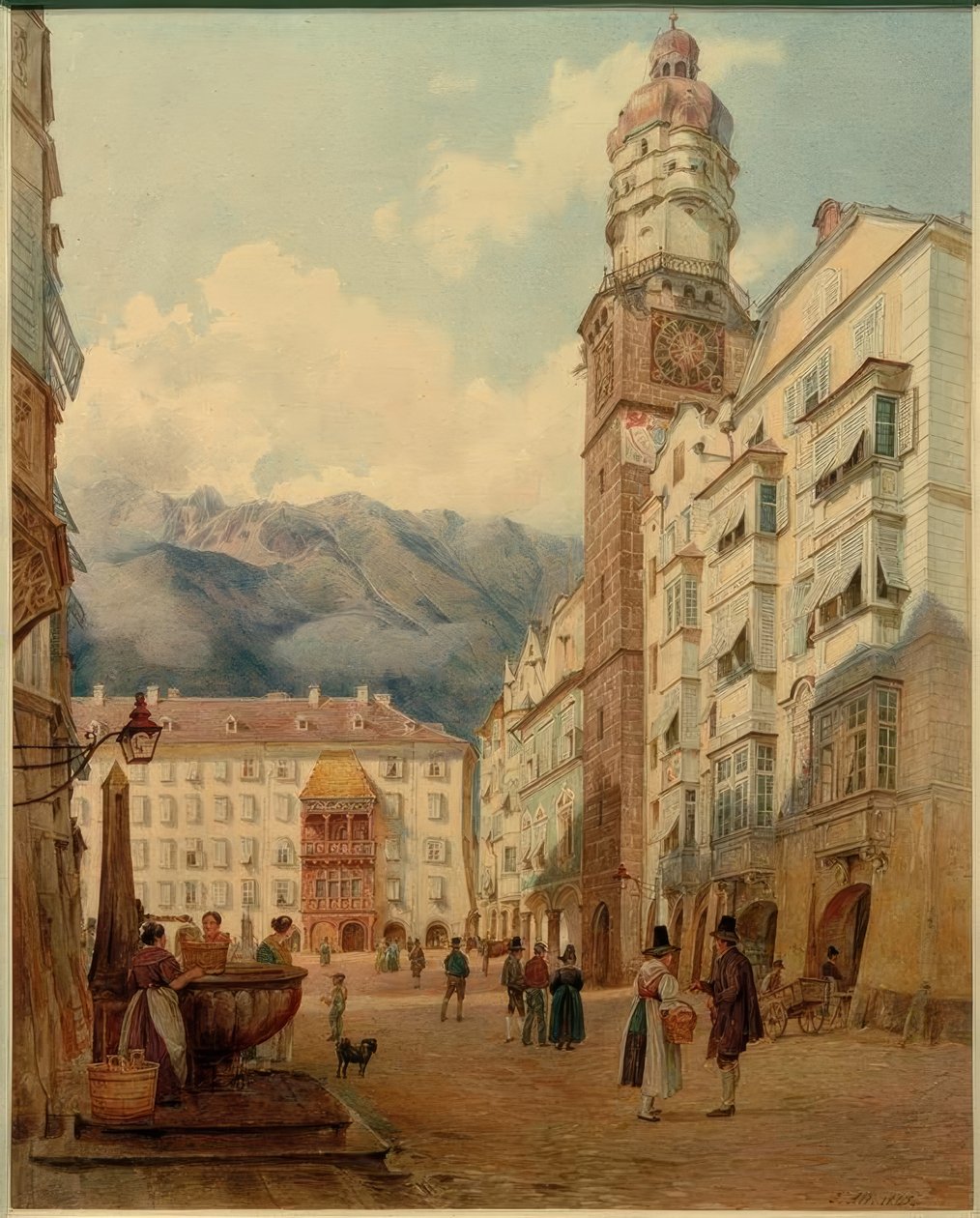Innsbruck (Tirolo, Austria) da Jakob Alt