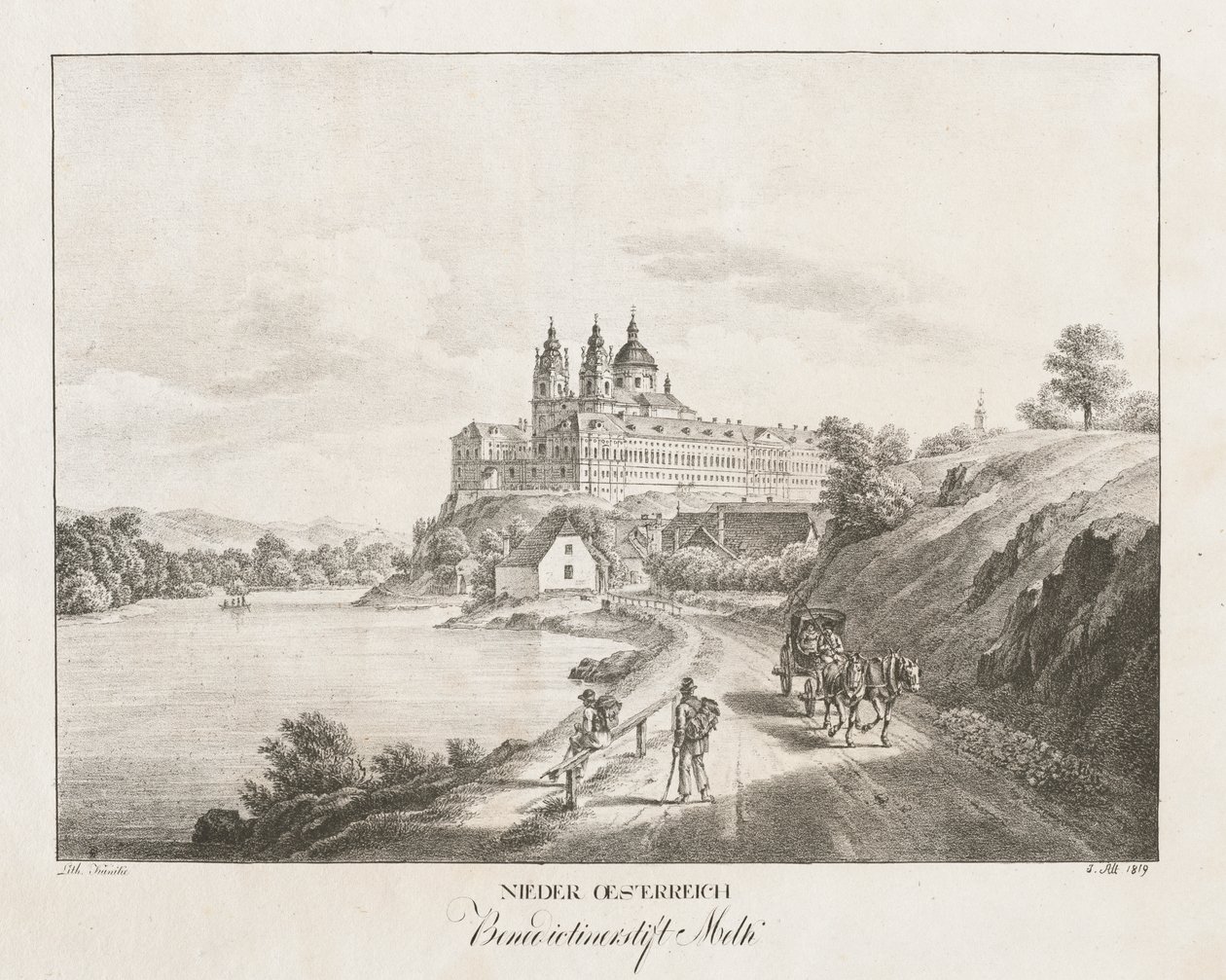 Bassa Austria, Abbazia Benedettina di Melk da Jakob Alt