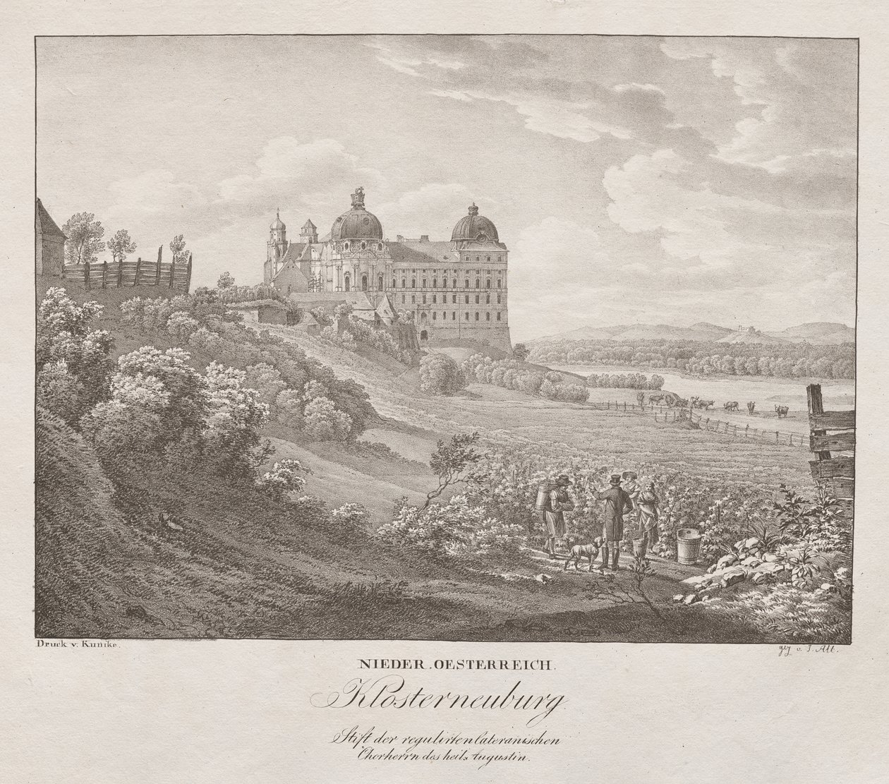 Bassa Austria, Klosterneuberg da Jakob Alt