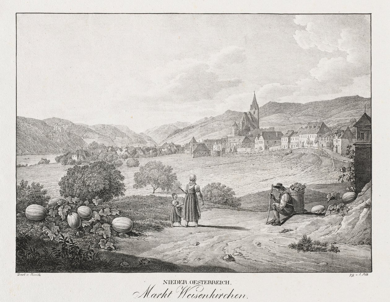 Nieder-oesterreich, Markt Weisenkirchen da Jakob Alt