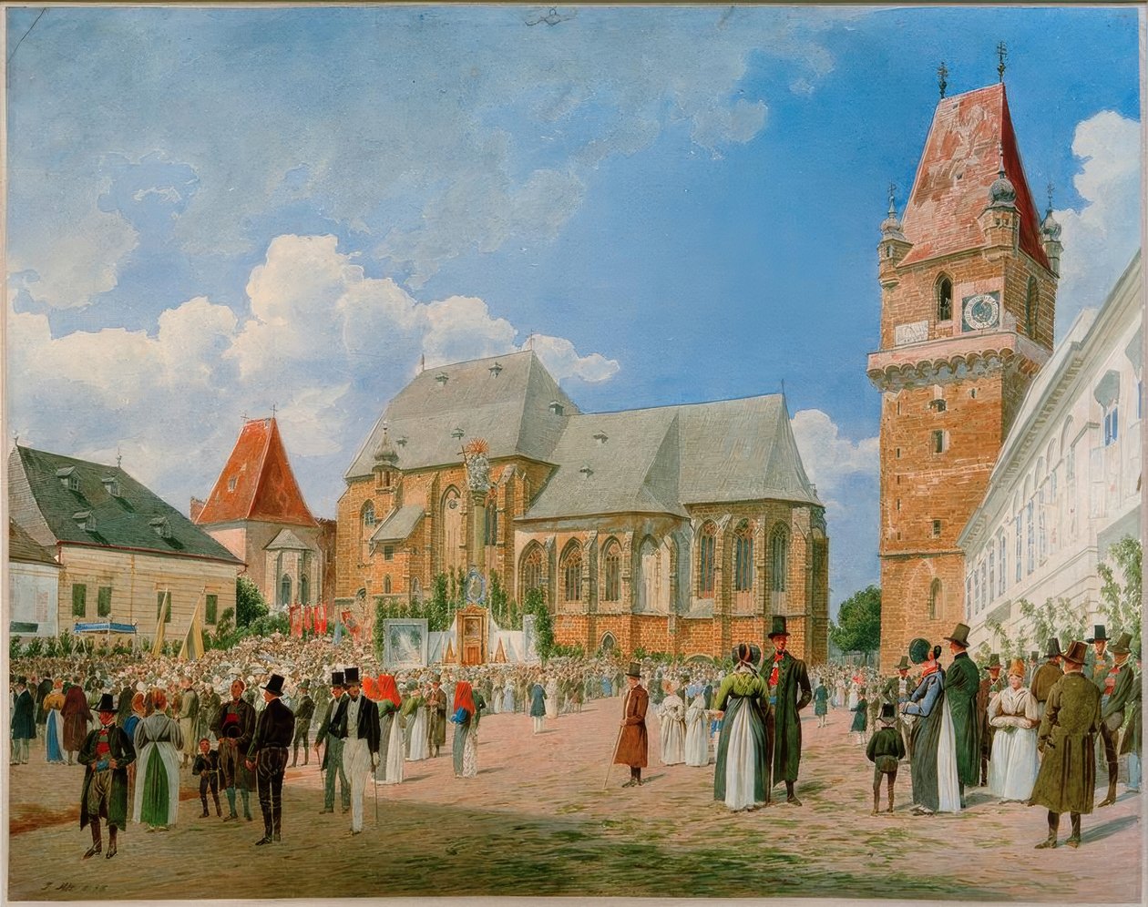 Perchtoldsdorf (Distretto di Mödling, Bassa Austria, Austria) da Jakob Alt