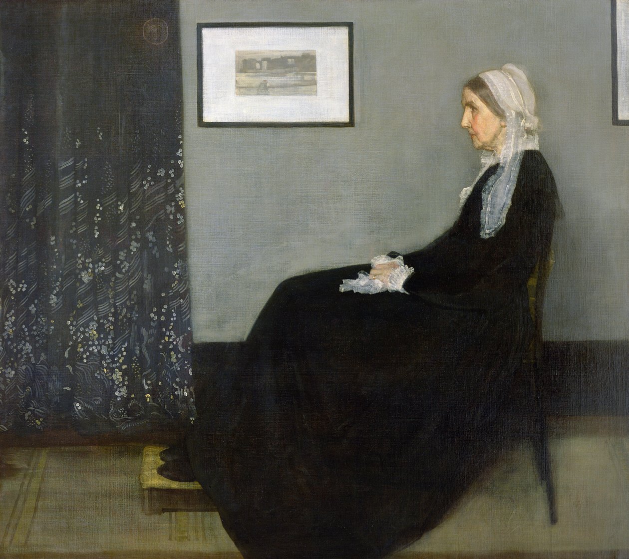 Composizione in grigio e nero n.1 (Ritratto della madre dell
