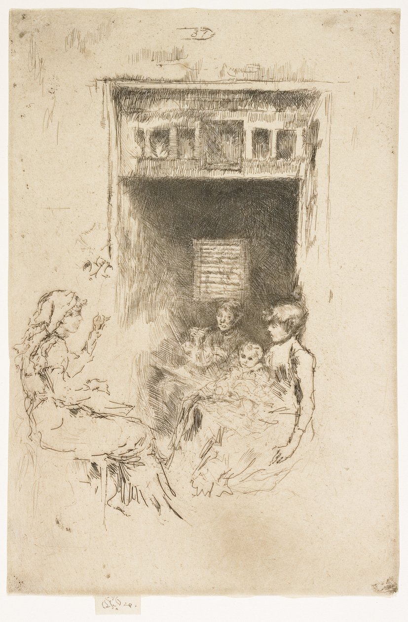 Infilatori di perline, 1879-1880 da James Abbott McNeill Whistler