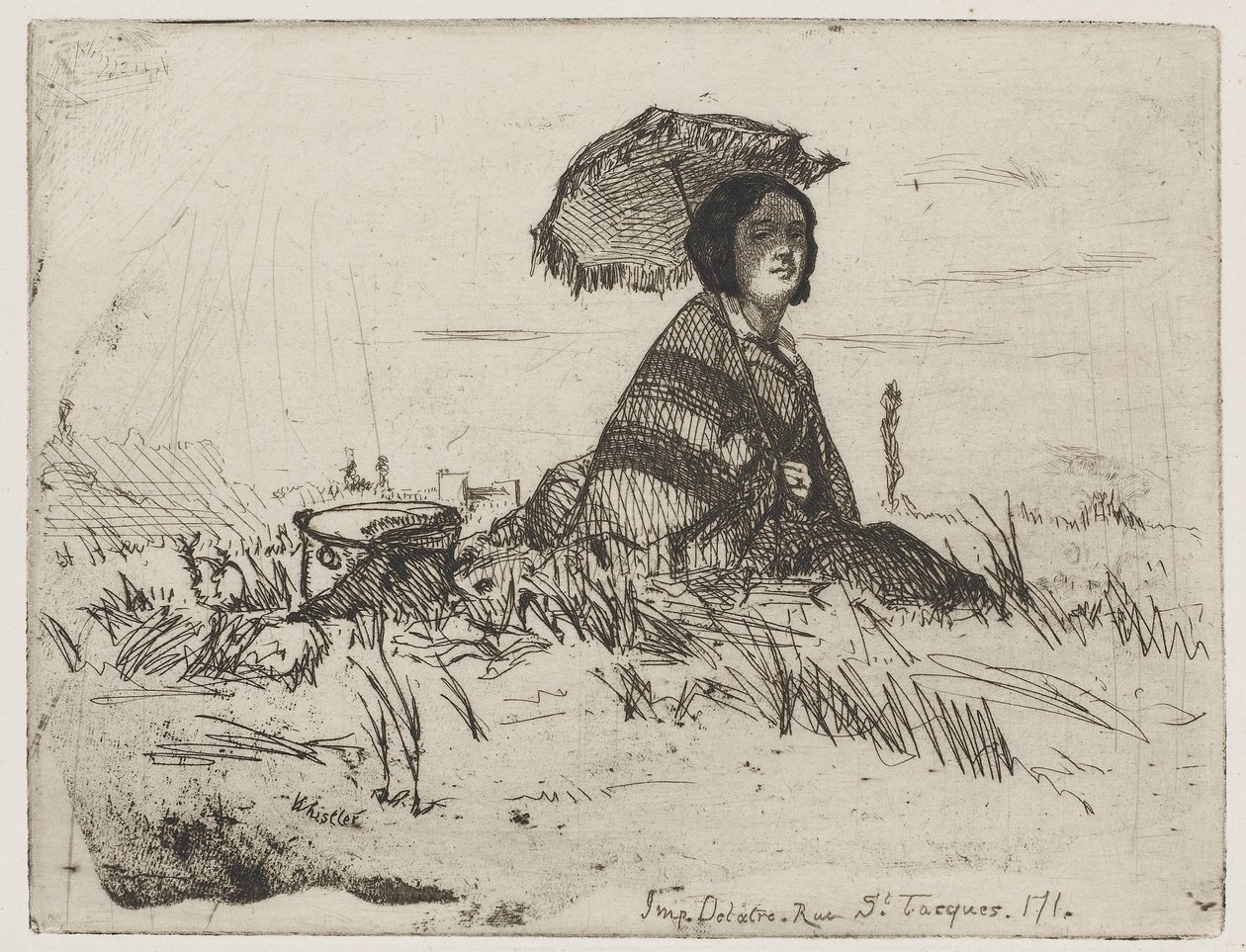 Alla luce del sole, 1858 da James Abbott McNeill Whistler