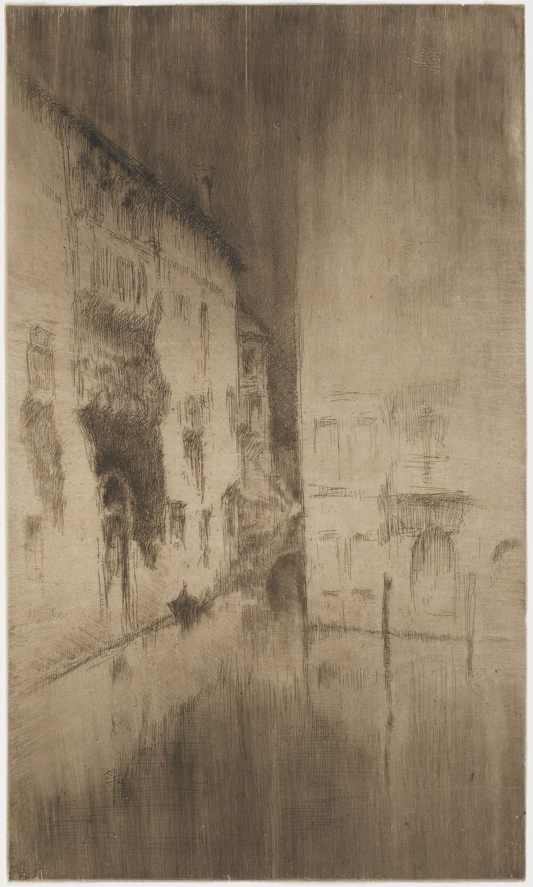 Notturno: Palazzi, 1879-80 da James Abbott McNeill Whistler