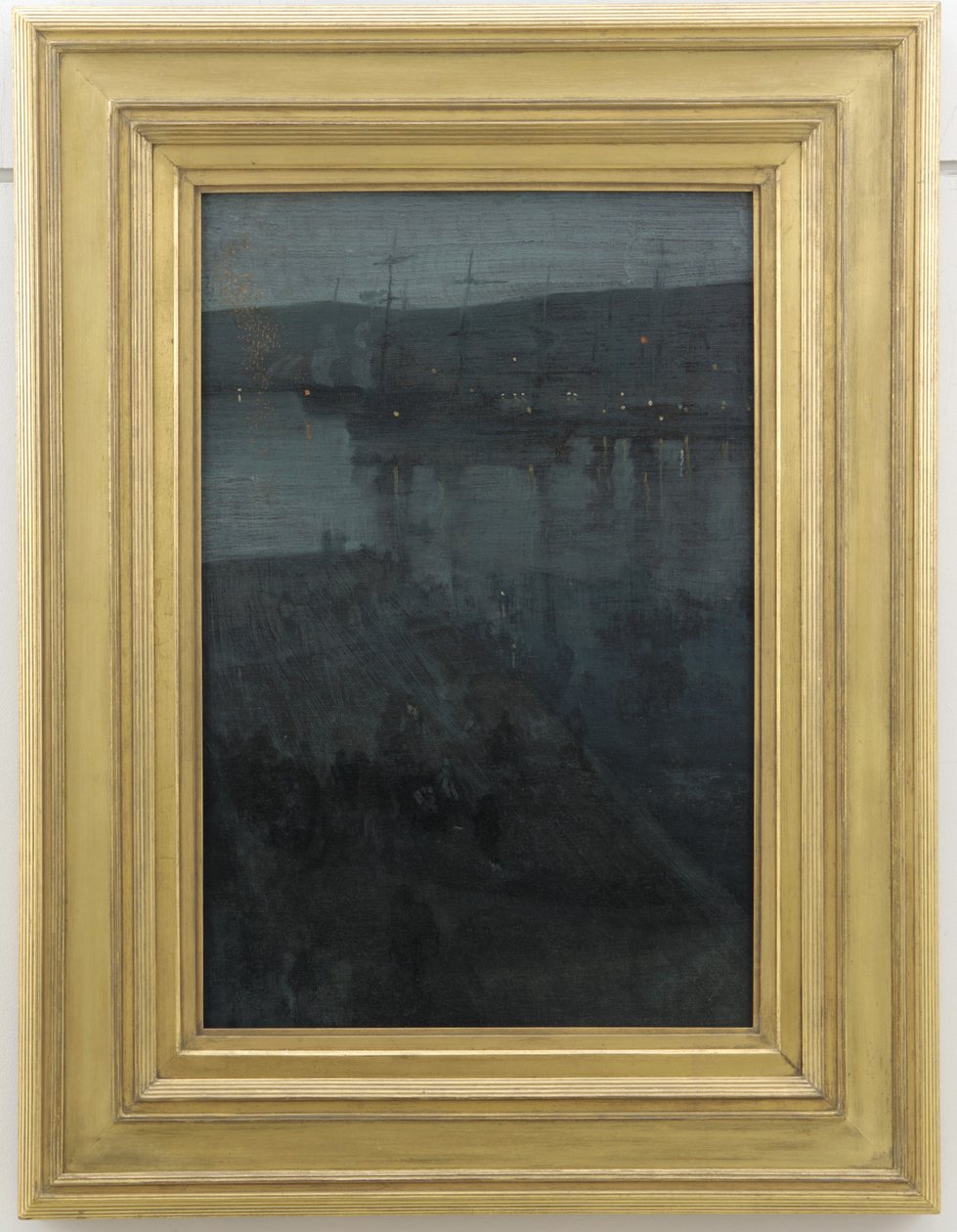 Notturno in blu e oro: Valparaiso, c.1874 da James Abbott McNeill Whistler