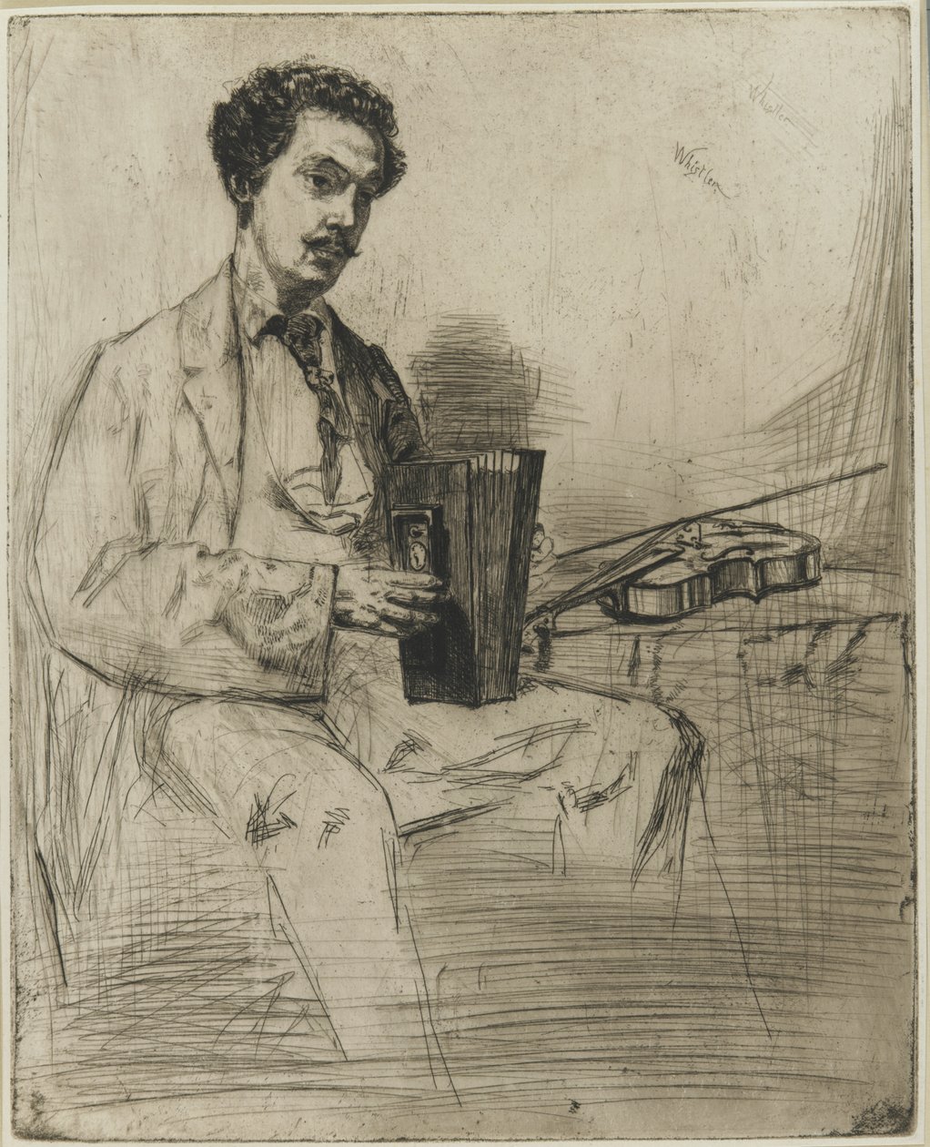 Ross Winans, c.1861 da James Abbott McNeill Whistler