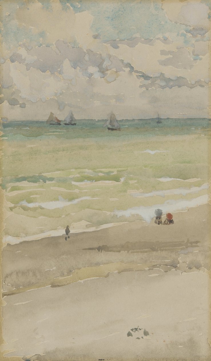 La spiaggia, c.1885 da James Abbott McNeill Whistler