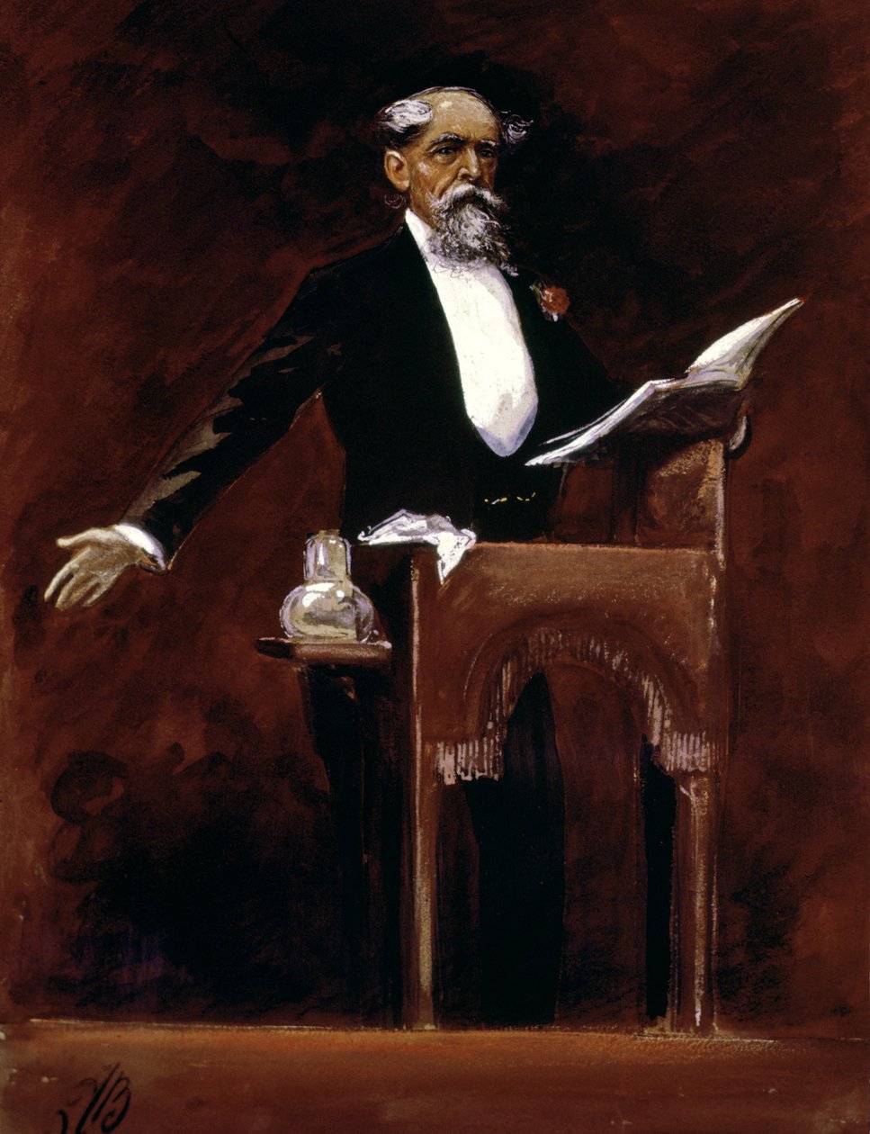 Charles Dickens (1812-70) da James Bacon