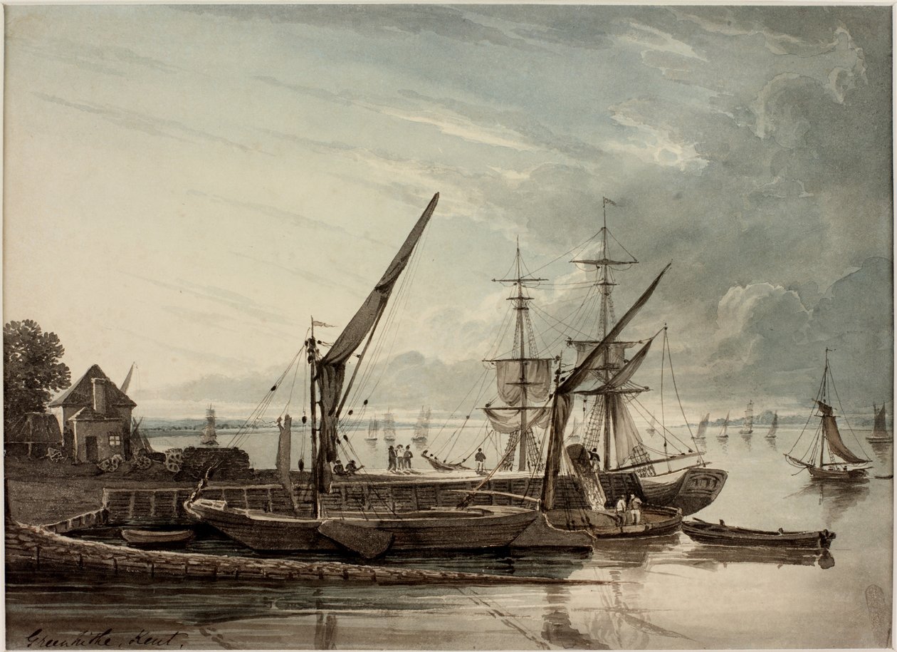 Il molo, Greenhithe, Kent da James Bourne