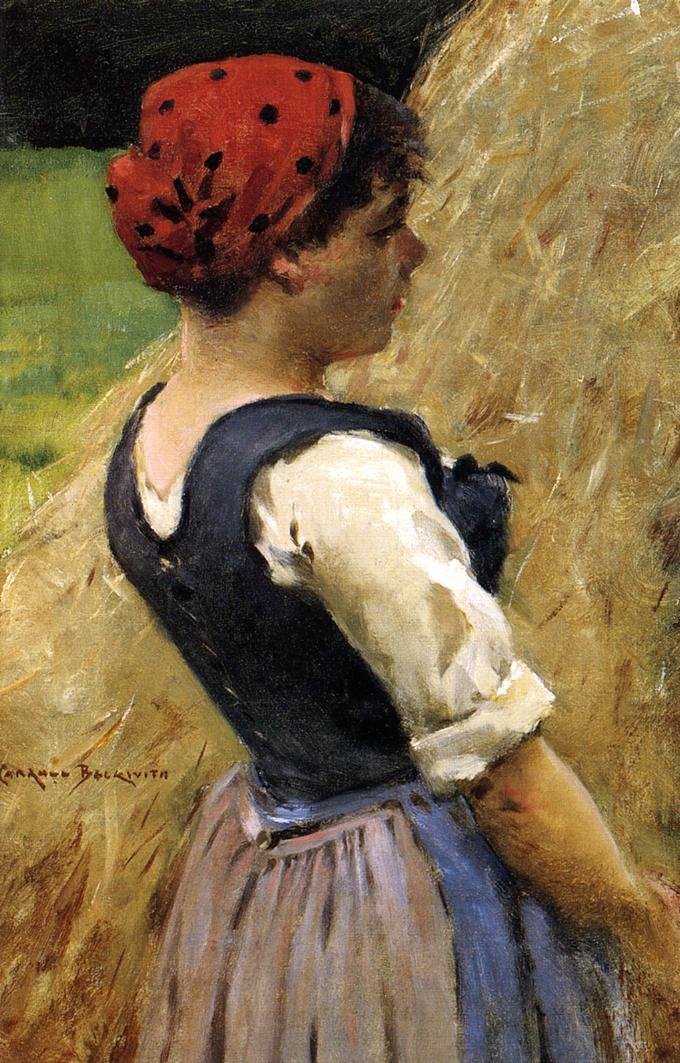Ragazza di Normandia da James Carroll Beckwith