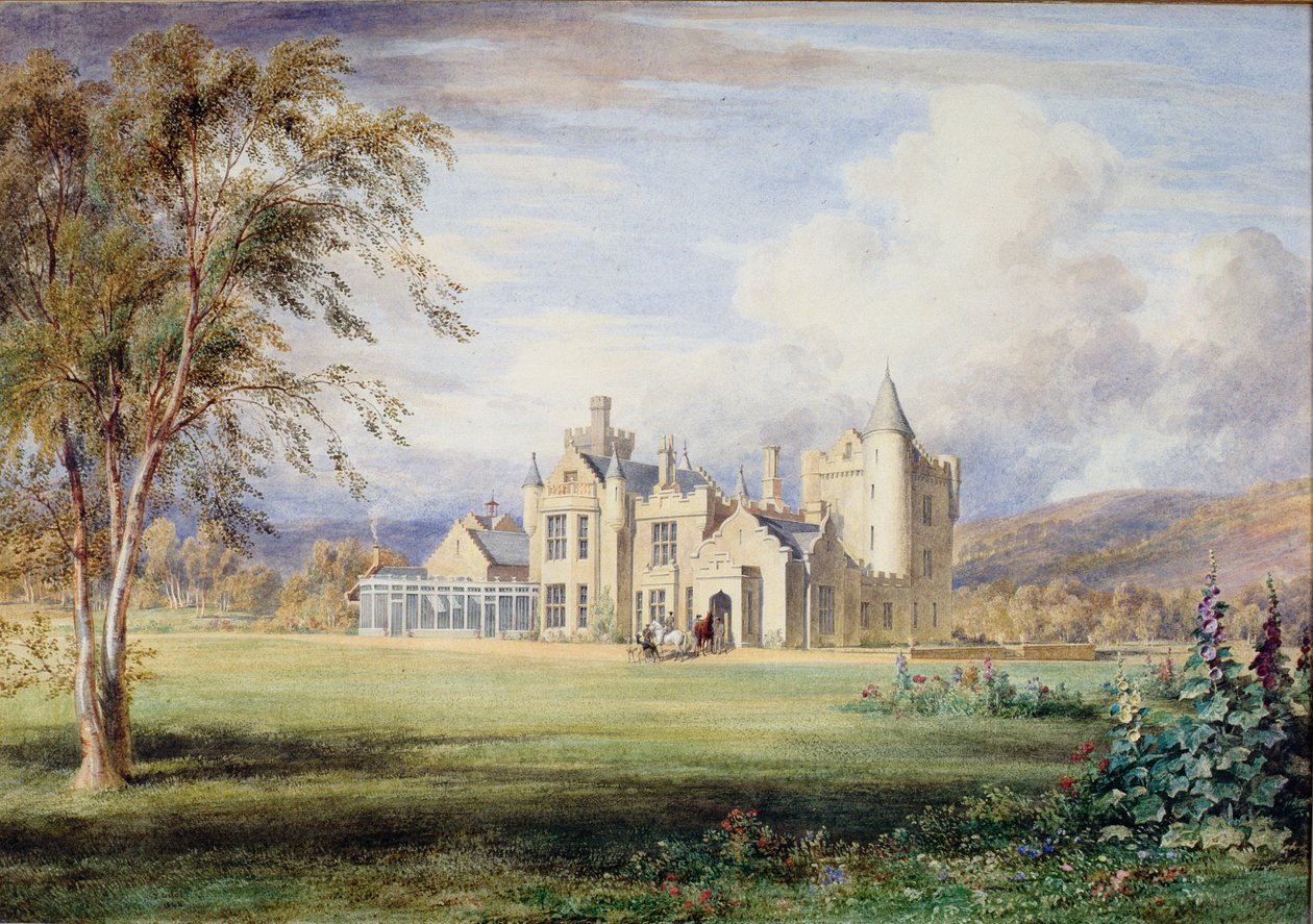 Castello di Balmoral, c.1840 da James Giles