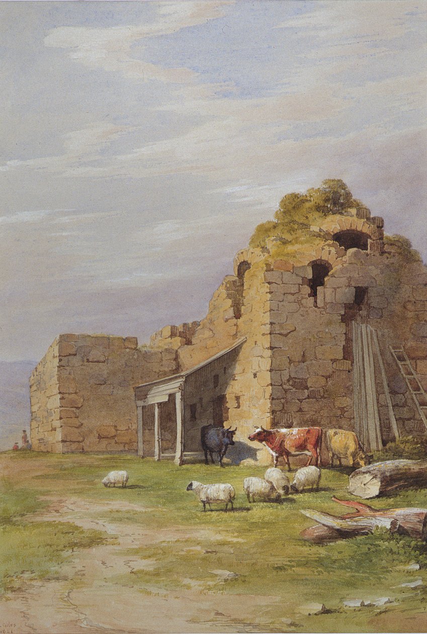 Castello di Colqhouny, 1841 da James Giles