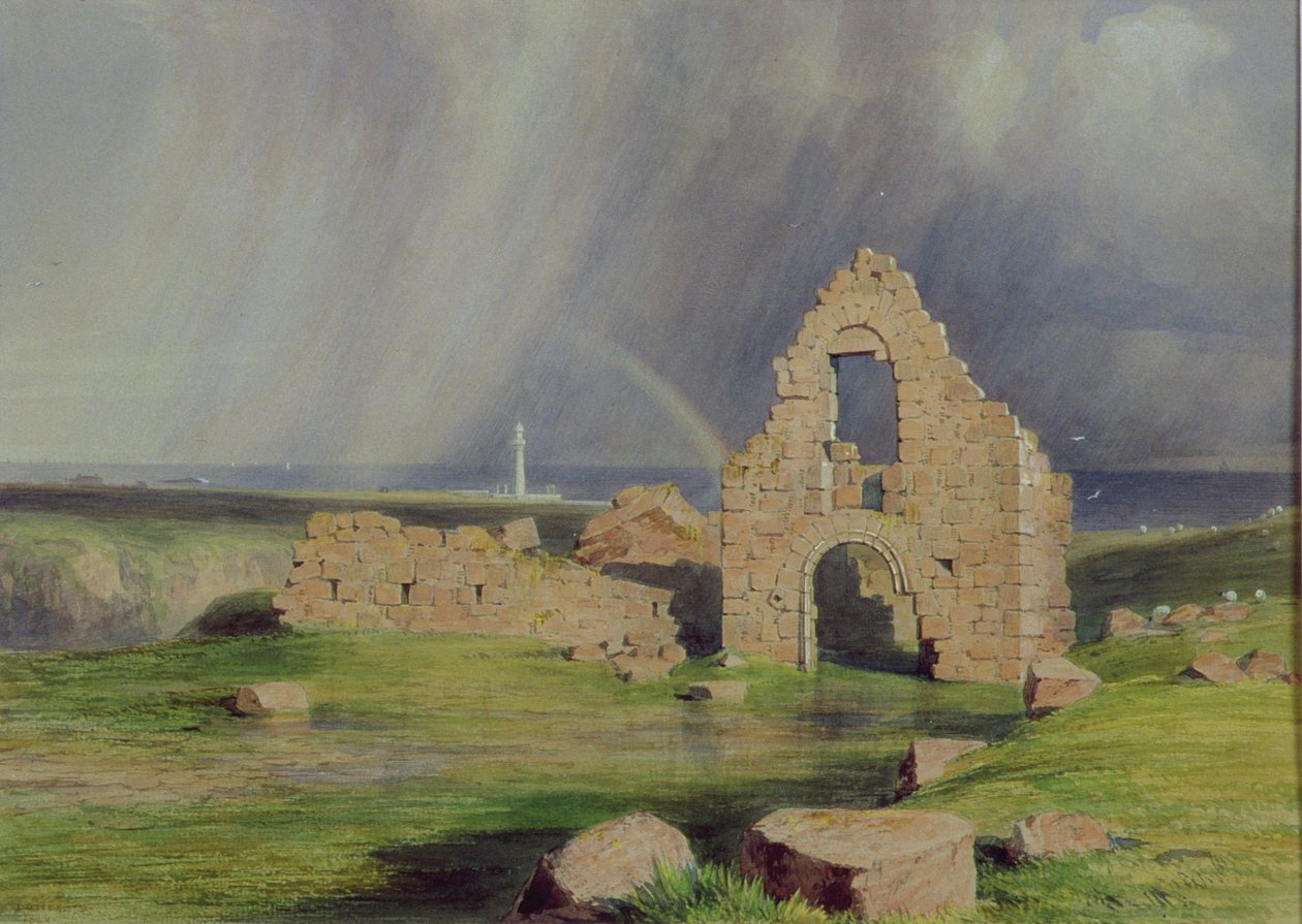 Castello di Upper Boddam, 1840 da James Giles