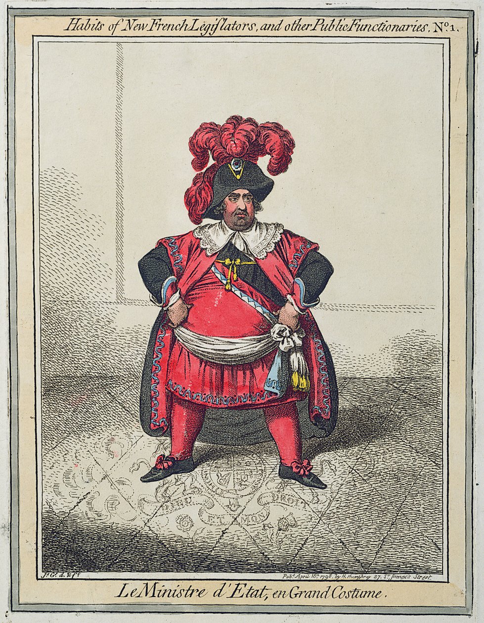 Deliri maniaci, o Piccolo Boney in una forte crisi, 1805 da James Gillray