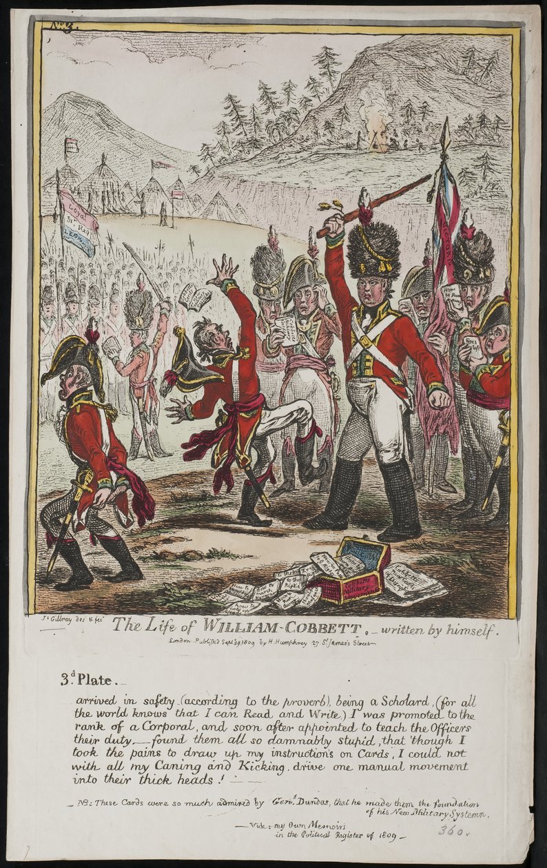 La vita di William Cobbett, scritta da lui stesso da James Gillray